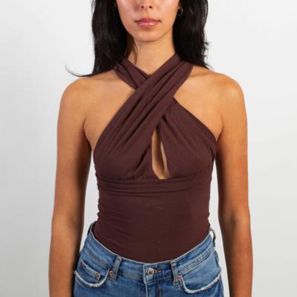 Brown Crossover Tank